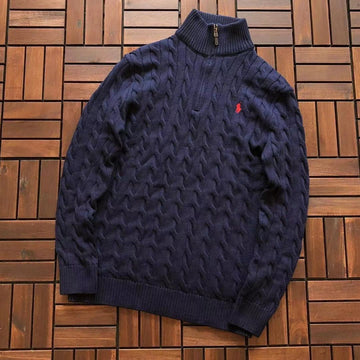 Polo Ralph Lauren Cable-Knit Half-Zip Sweater